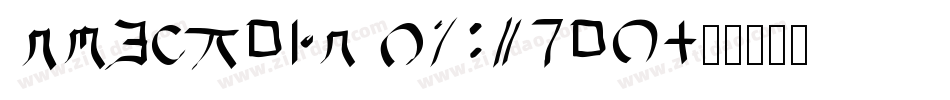 Nemukhin Obralho字体转换